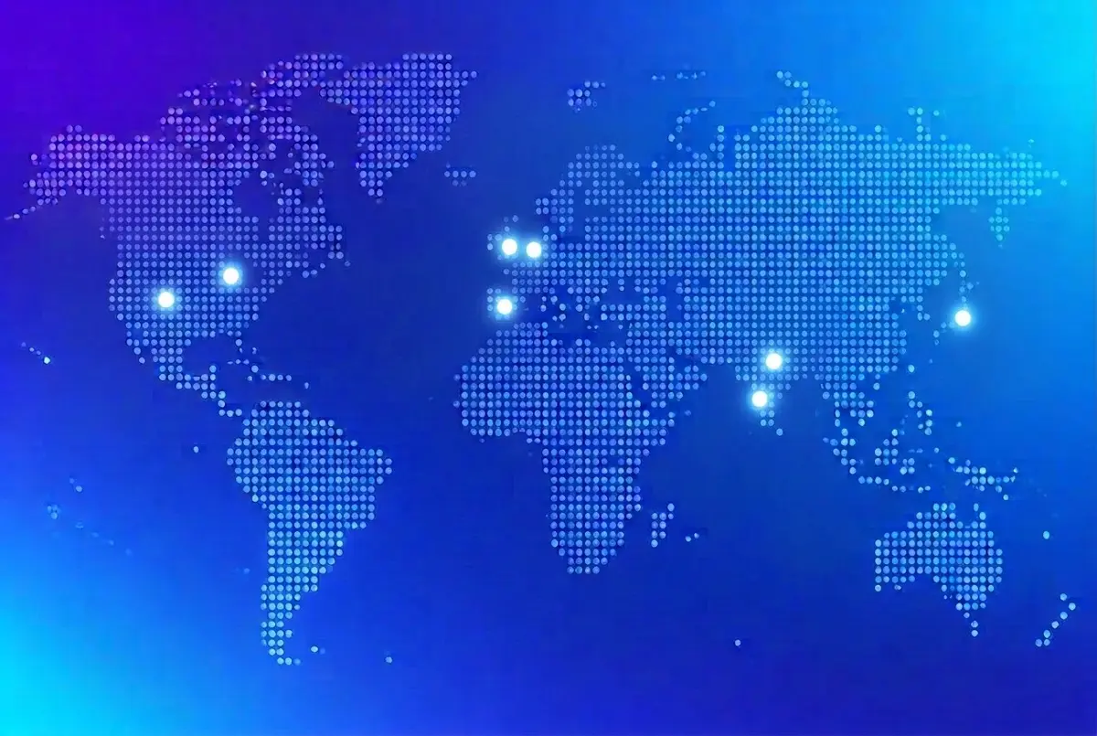 World map of Copado briefing offices